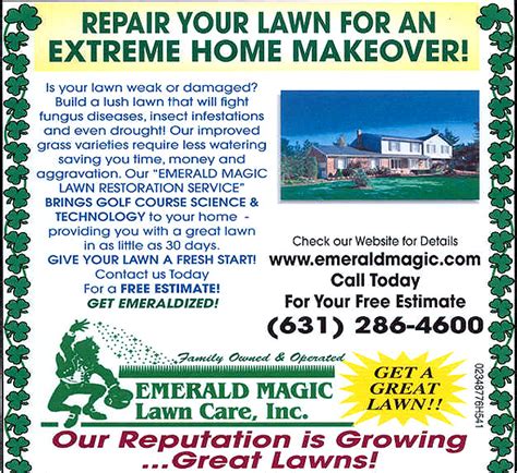 Transform your lawn with Enerald magic lawn care in Holtzville: a case study.